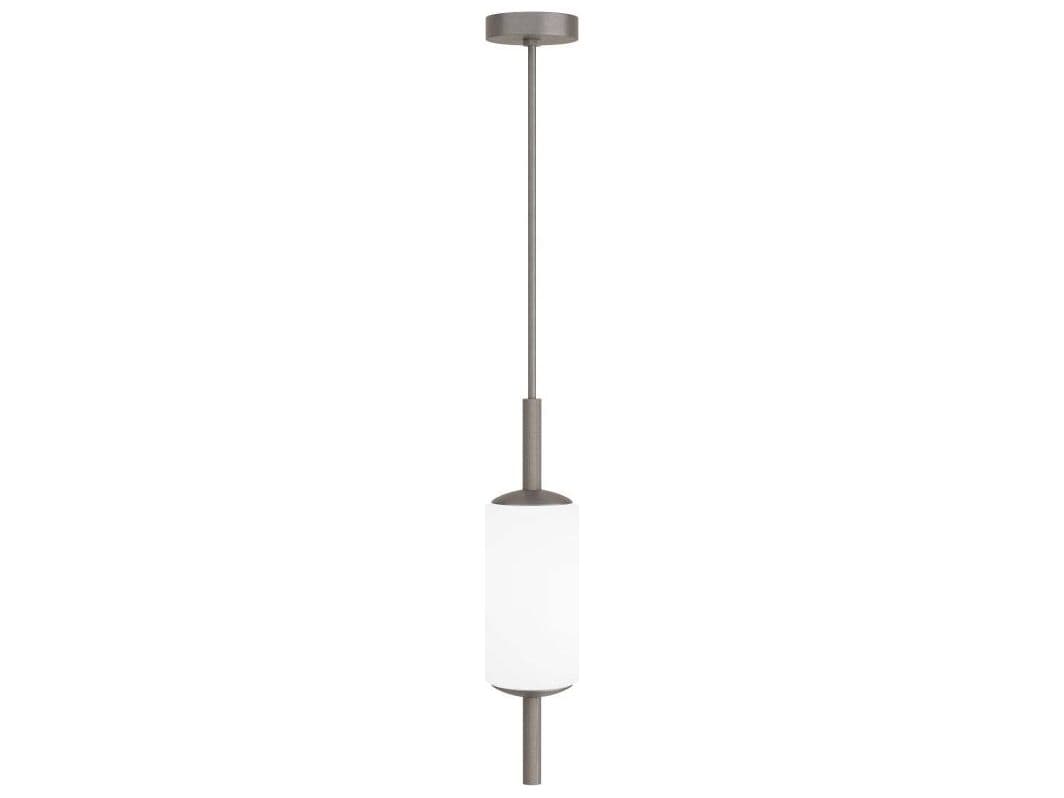 Arteriors Home Tirso 1-Light Opal English Bronze White Cylinder Pendant