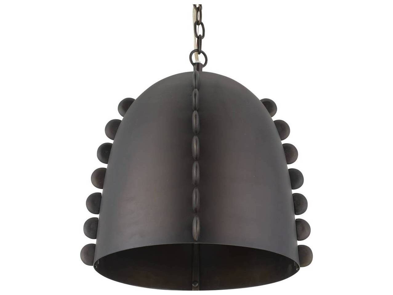 Arteriors Home Hobbes 1-Light Bronze Dome Pendant