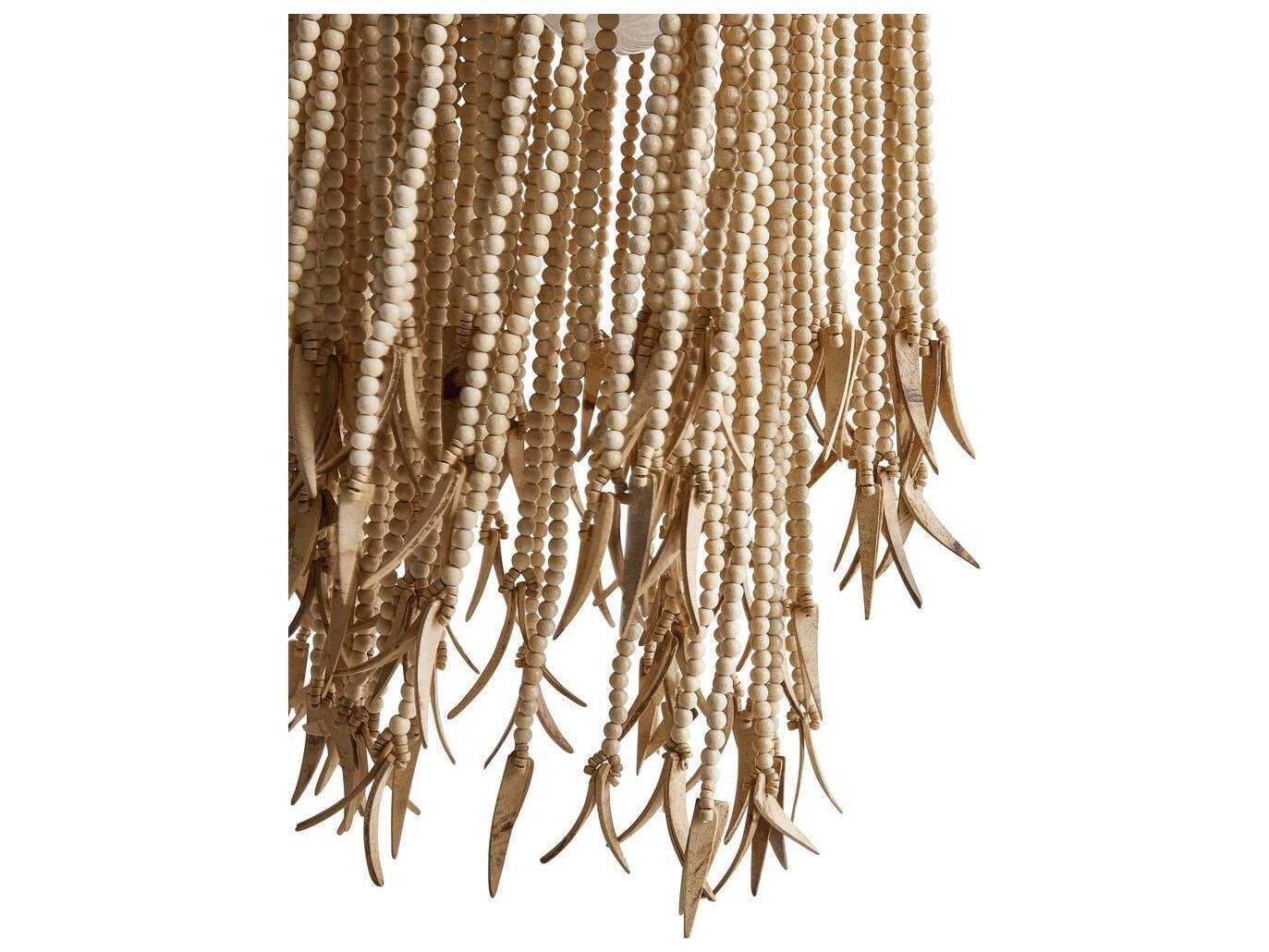 Arteriors Home Baja 1-Light Natural Brown Cylinder Linear Mini Pendant