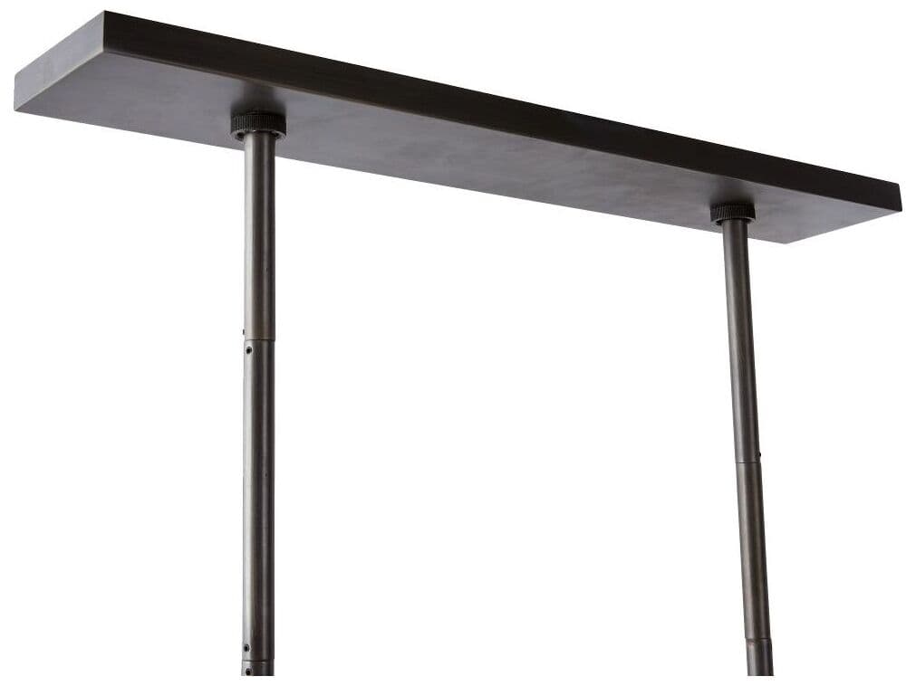 Arteriors Home Erica 8-Light English Bronze Opal Globe Linear Island Pendant