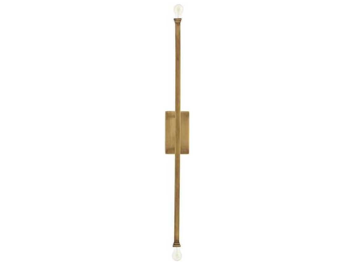 Arteriors Home Hutu 2-Light Antique Brass Wall Sconce