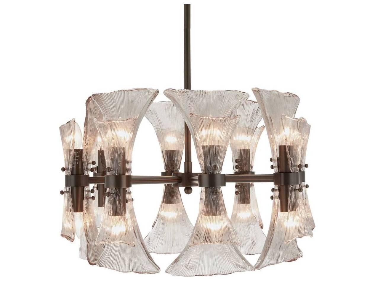 Arteriors Home Gwendolyn 16-Light Smoke English Bronze Pendant