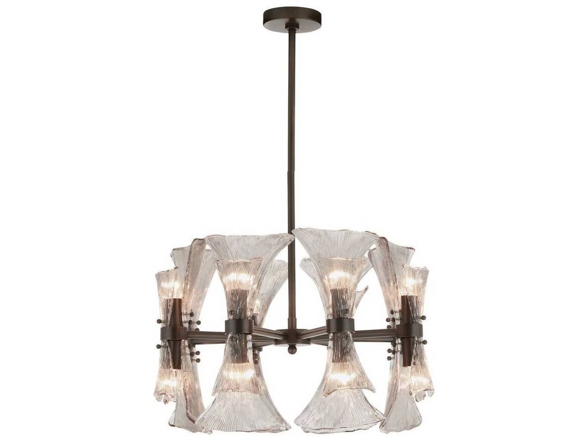 Arteriors Home Gwendolyn 16-Light Smoke English Bronze Pendant