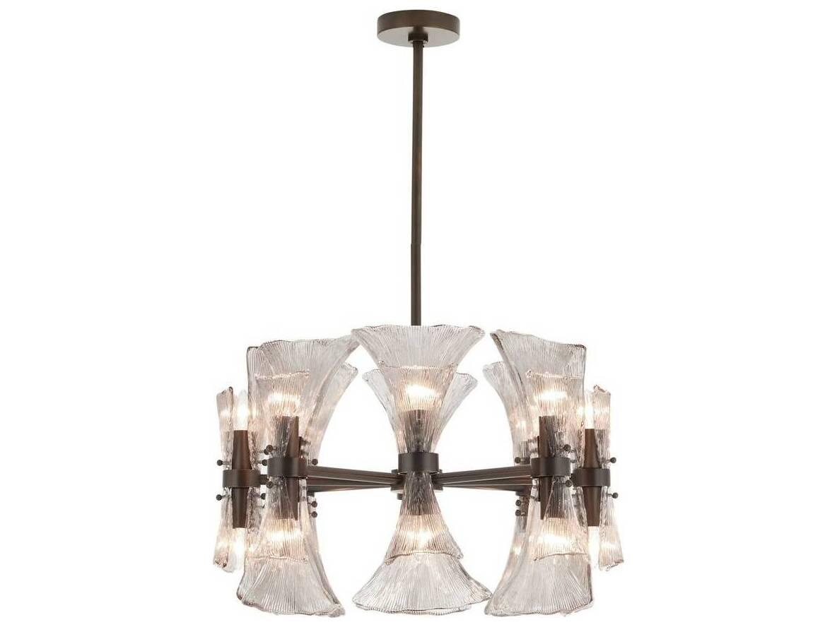 Arteriors Home Gwendolyn 16-Light Smoke English Bronze Pendant