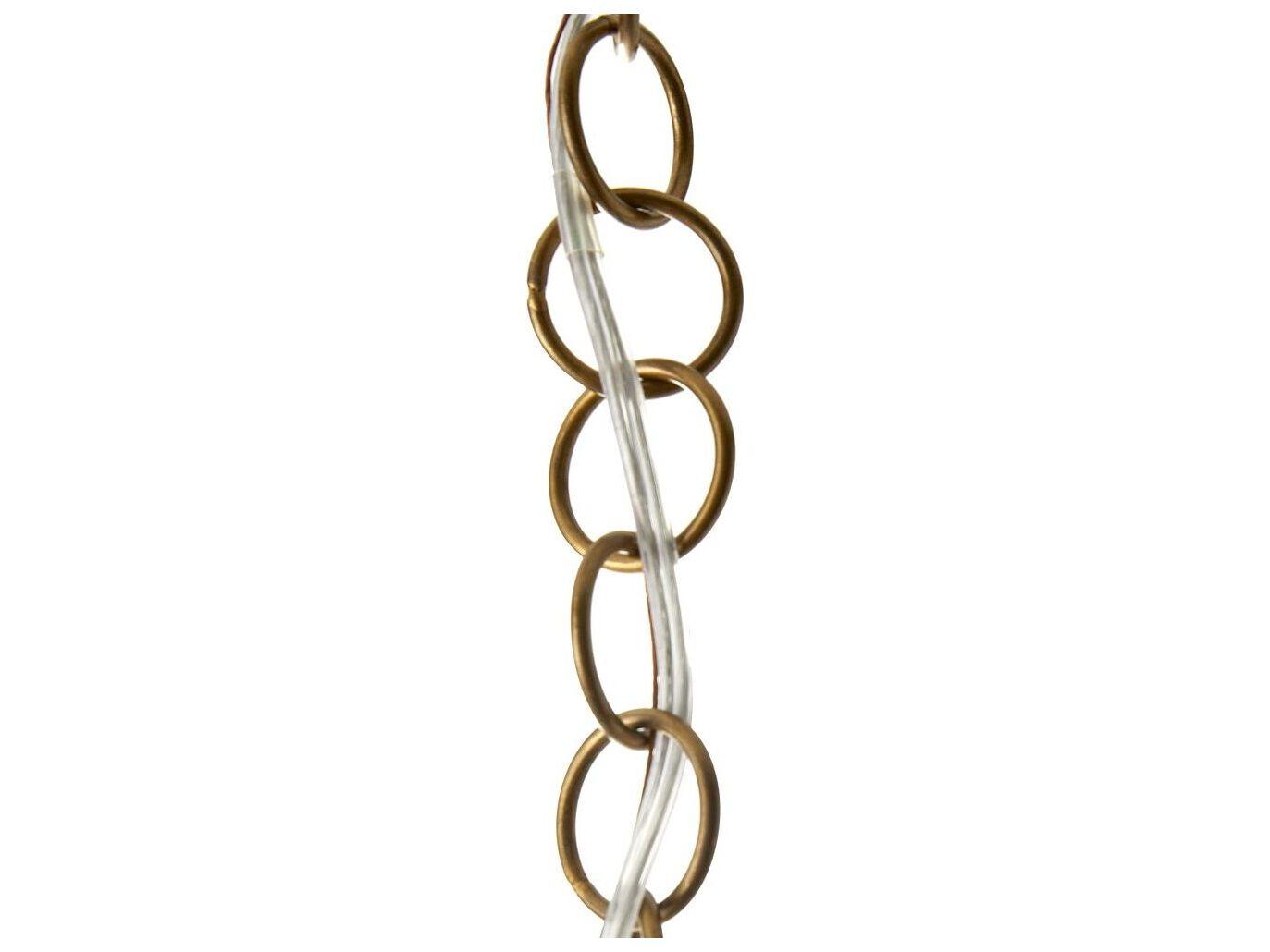 Arteriors Home Trost 1-Light Flint Luster Antique Brass Pendant