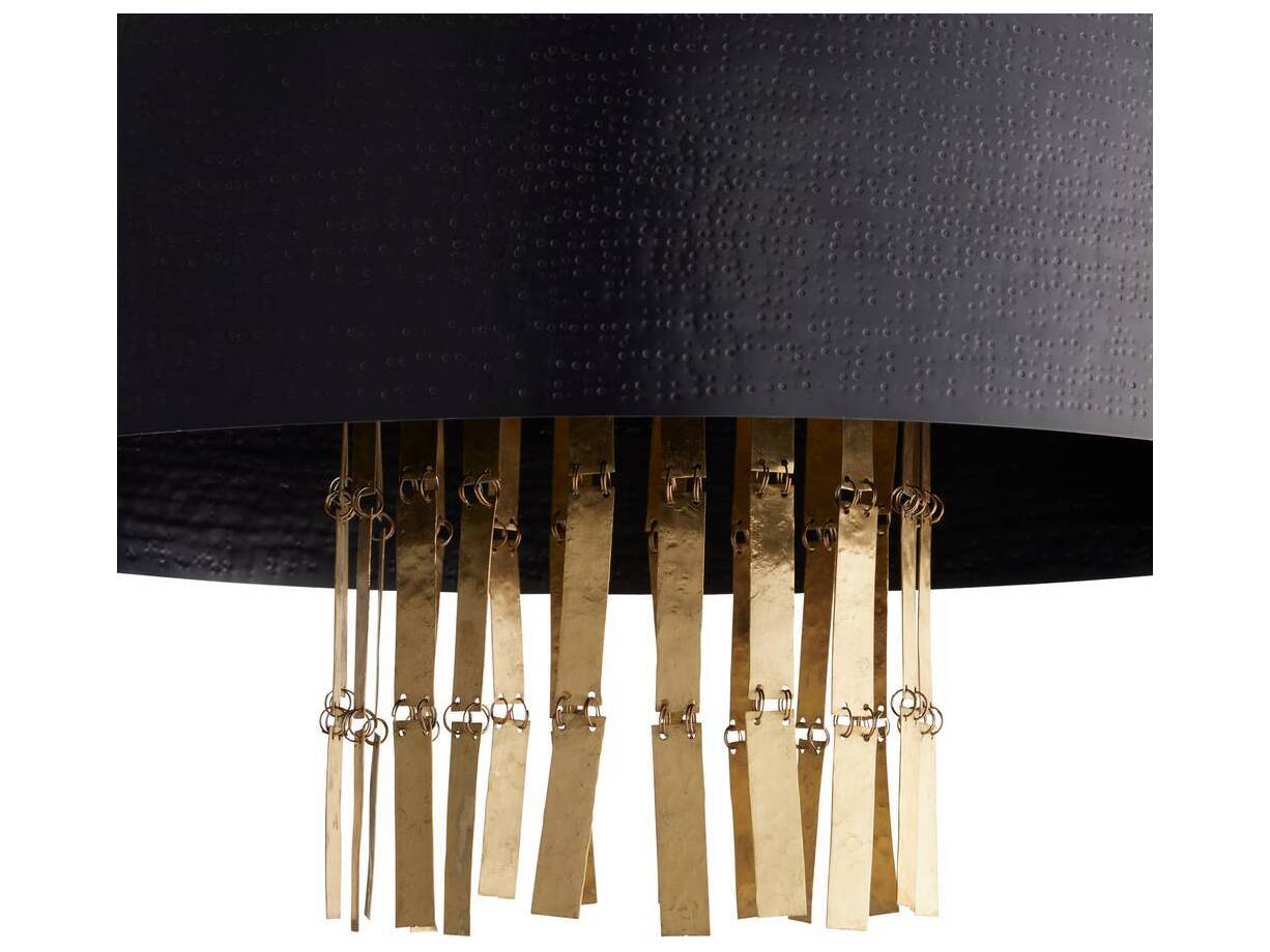 Arteriors Home Giraldo 3-Light English Bronze Antique Brass Dome Pendant