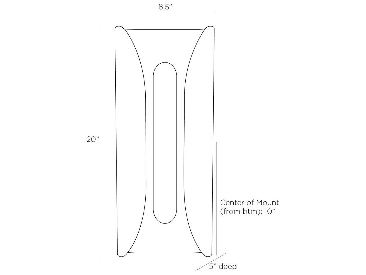 Arteriors Home Winward 1-Light Ivory Bronze Wall Sconce