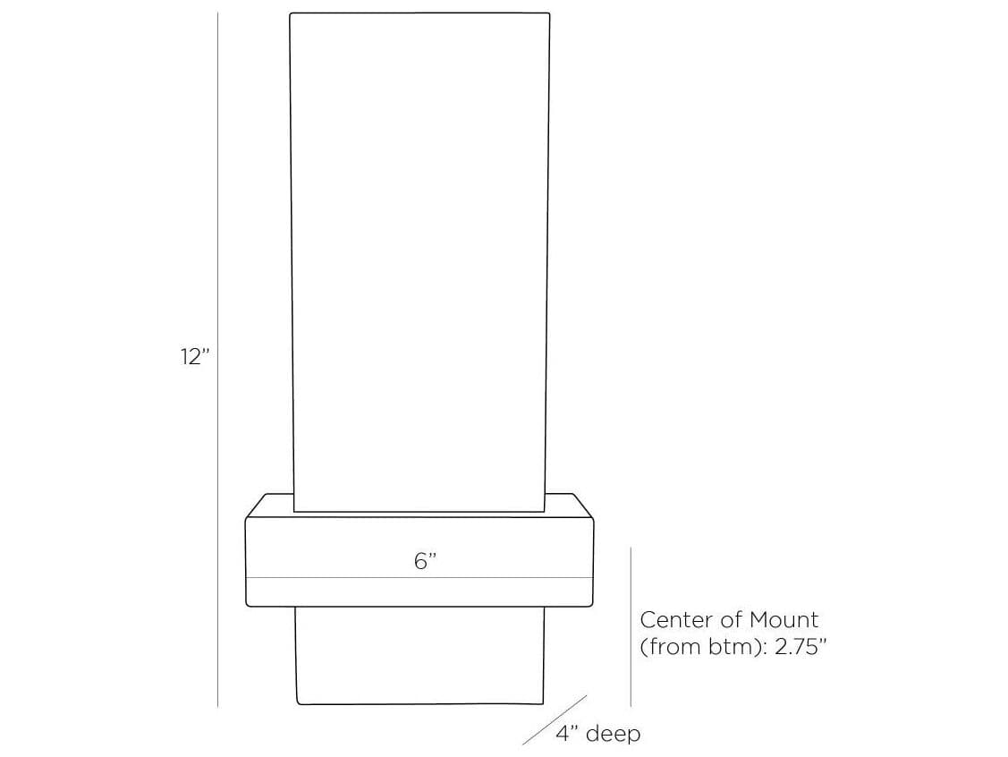 Arteriors Home Wembley 1-Light White Antique Brass Wall Sconce