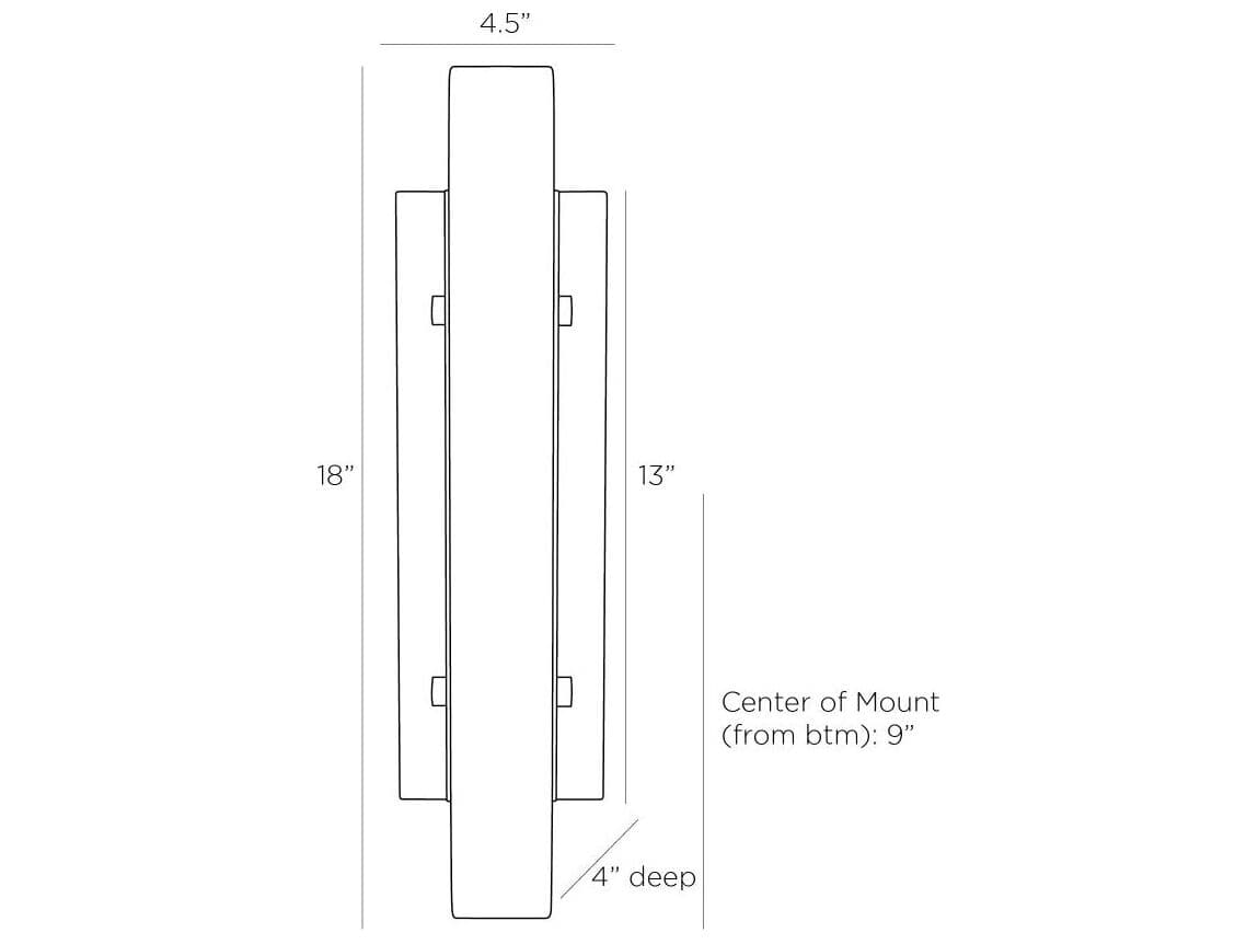 Arteriors Home Velasco 1-Light White Antique Brass Wall Sconce