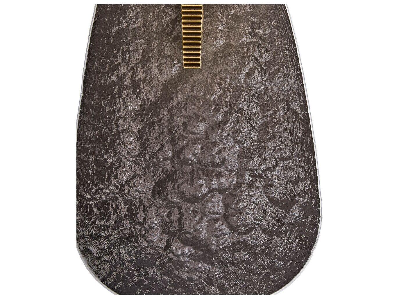 Arteriors Home Zelda 1-Light Antique Brass Smoke Luster Wall Sconce