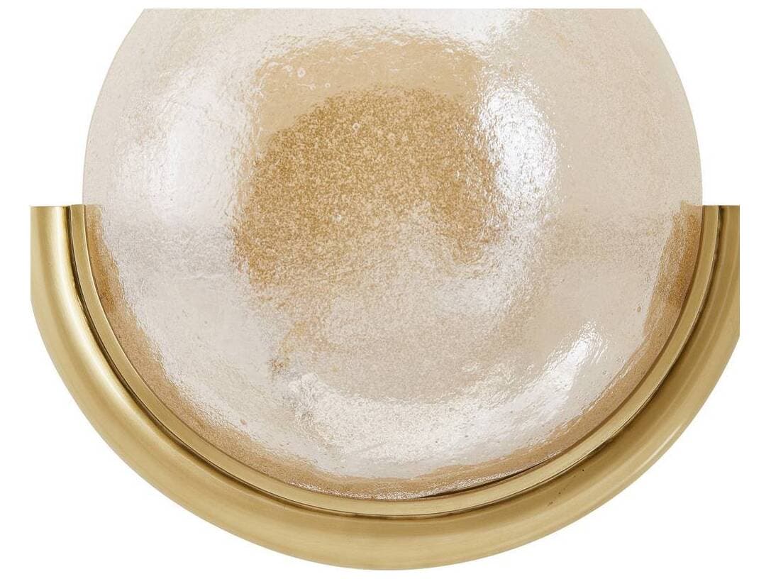 Arteriors Home Alicia 1-Light Antique Brass Champagne Wall Sconce