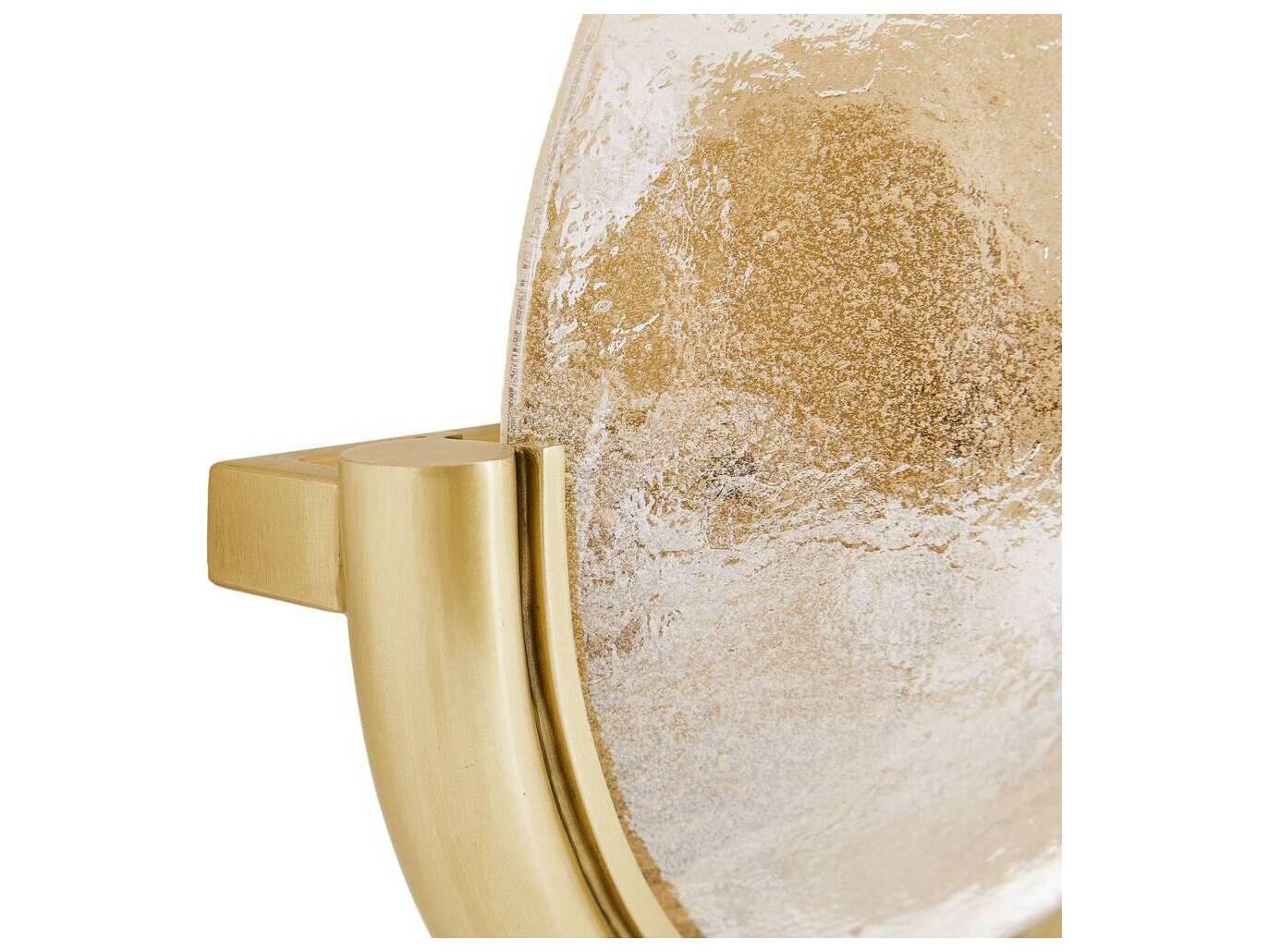 Arteriors Home Alicia 1-Light Antique Brass Champagne Wall Sconce