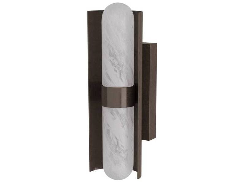 Arteriors Home Bretman 2-Light English Bronze Matte Swirl Wall Sconce