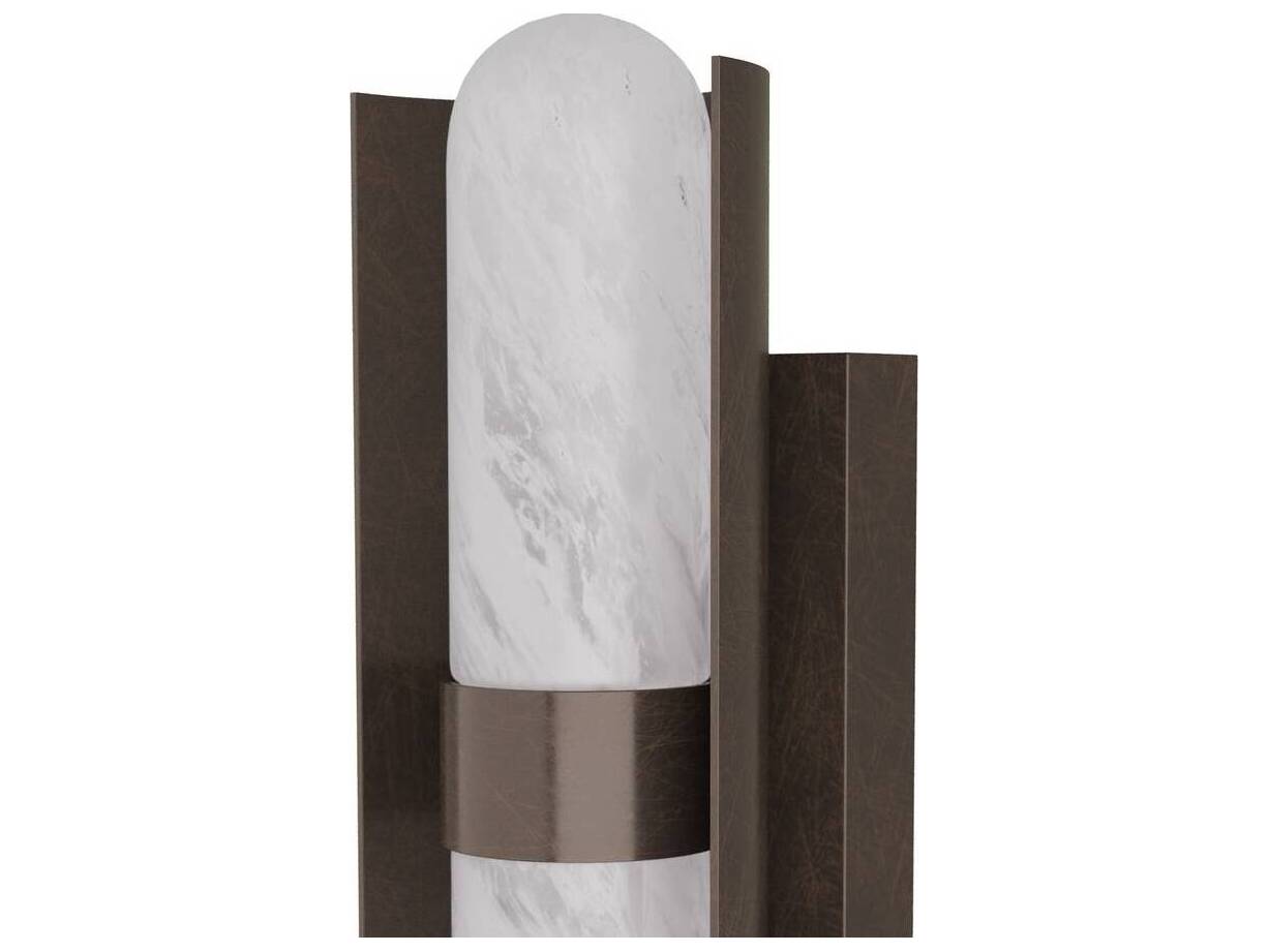 Arteriors Home Bretman 2-Light English Bronze Matte Swirl Wall Sconce