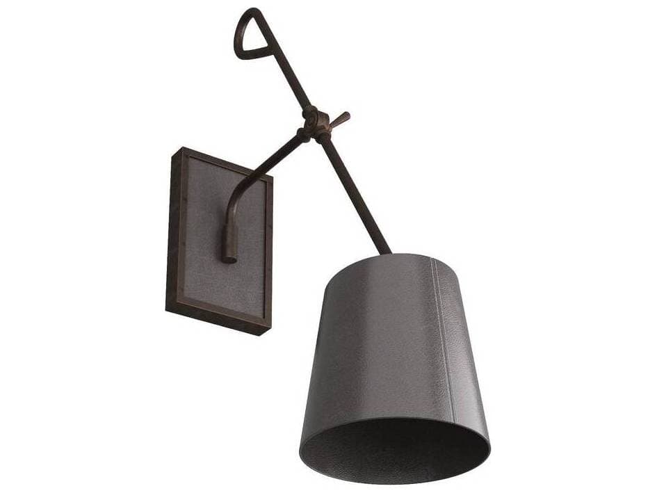 Arteriors Home Birdwell 1-Light English Bronze Graphite Swing Wall Sconce
