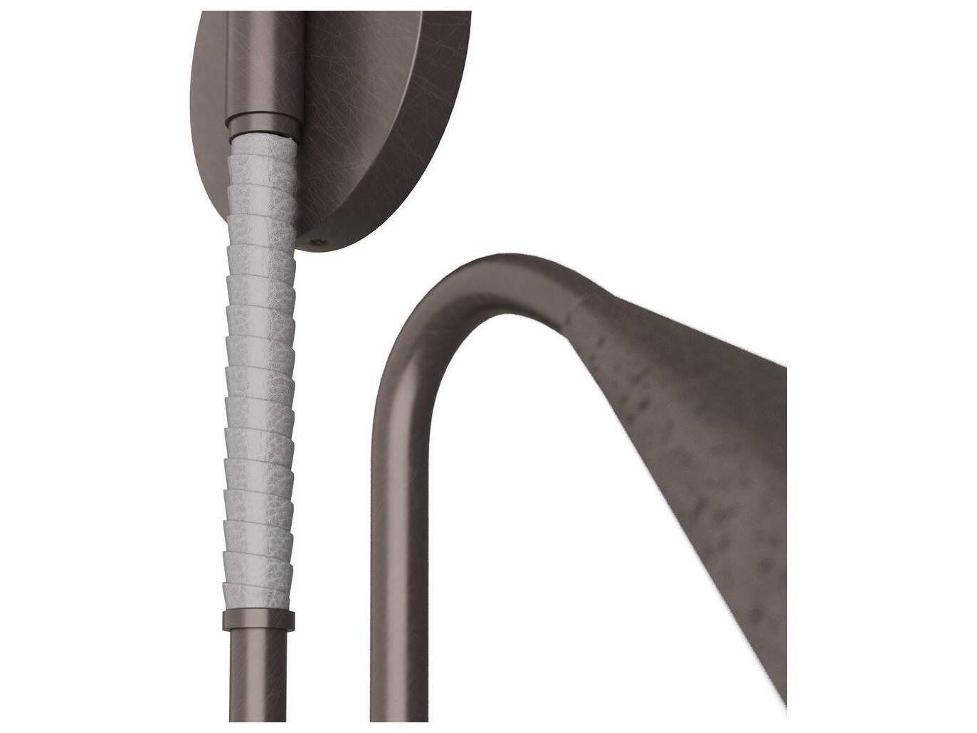 Arteriors Home Amerson 2-Light English Bronze Graphite Swing Wall Sconce