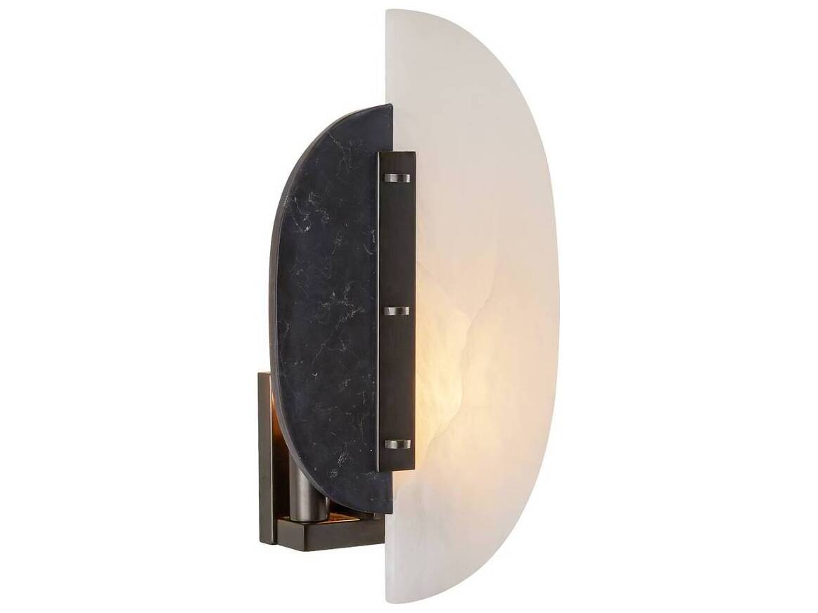 Arteriors Home Kianna 2-Light White Black Wall Sconce