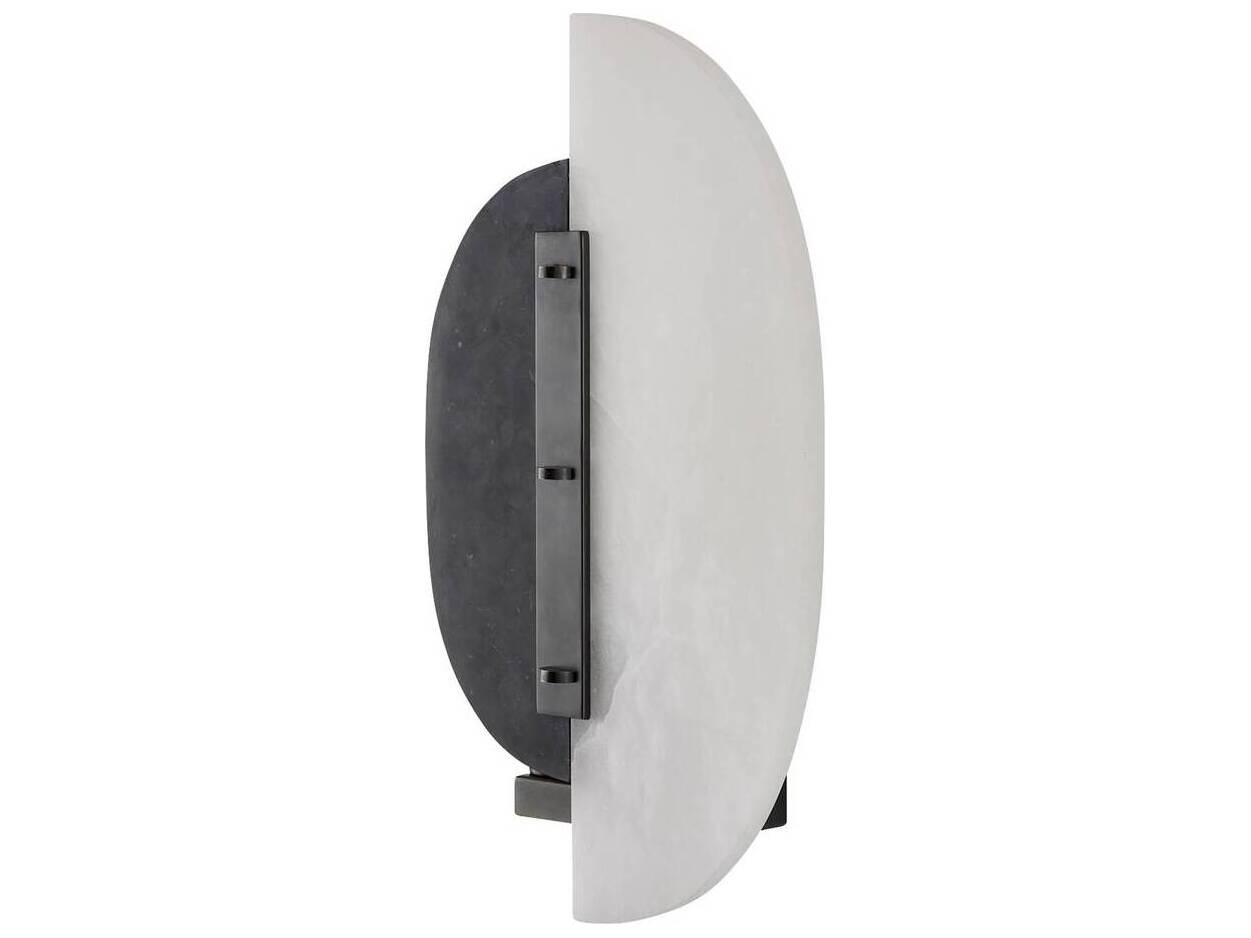 Arteriors Home Kianna 2-Light White Black Wall Sconce