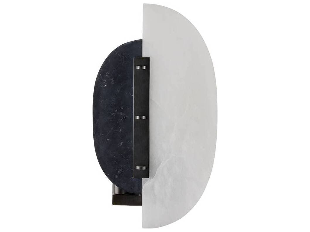 Arteriors Home Kianna 2-Light White Black Wall Sconce