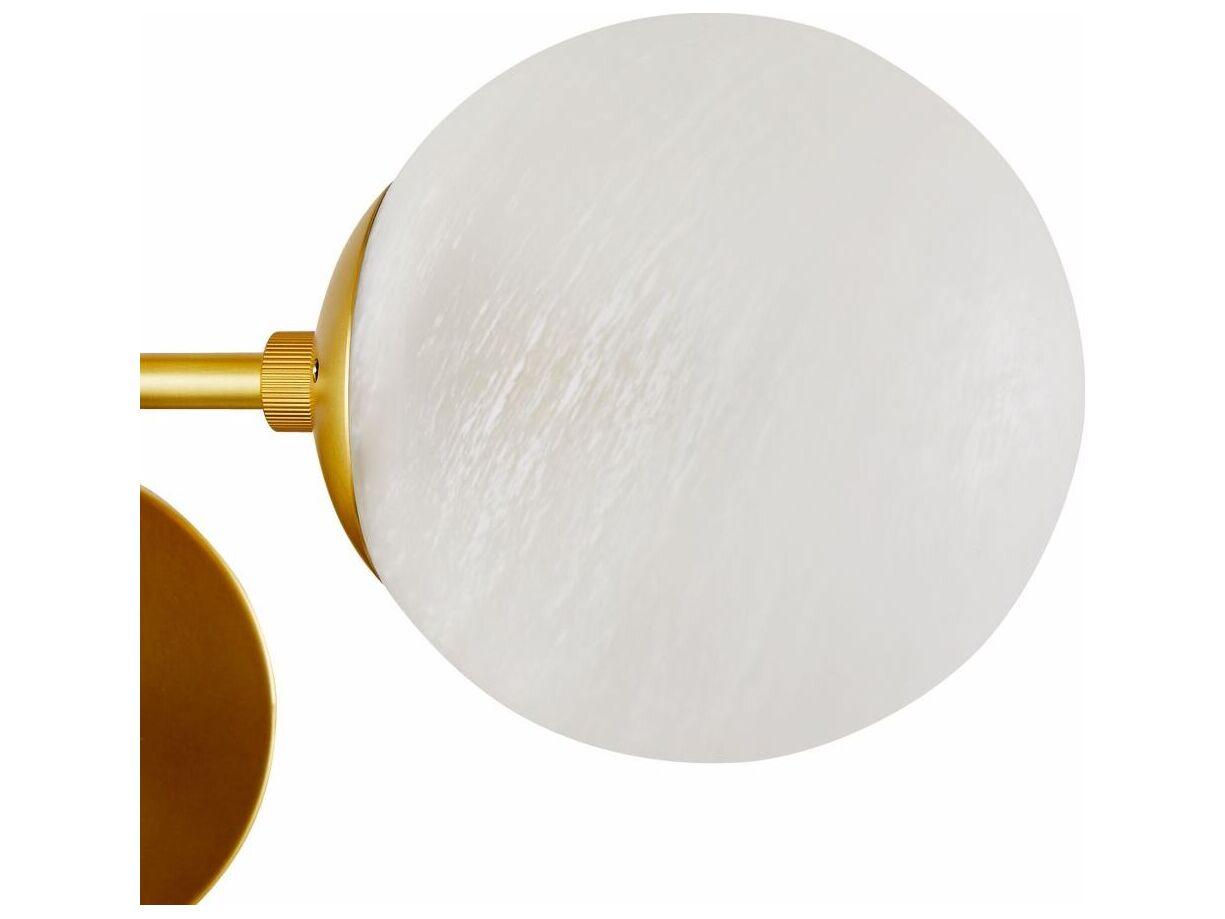 Arteriors Home Christelle 4-Light Matte Swirl Antique Brass Wall Sconce