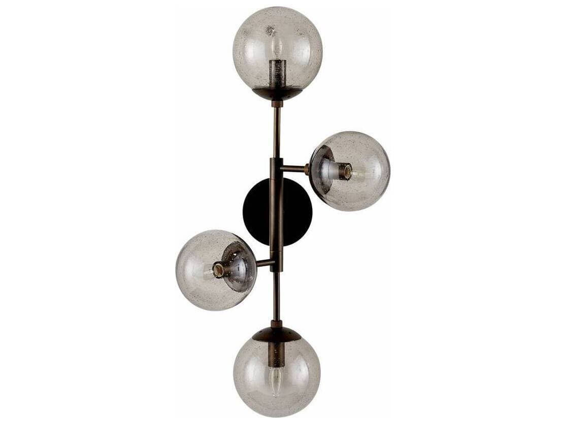 Arteriors Home Christelle 4-Light Smoke English Bronze Wall Sconce