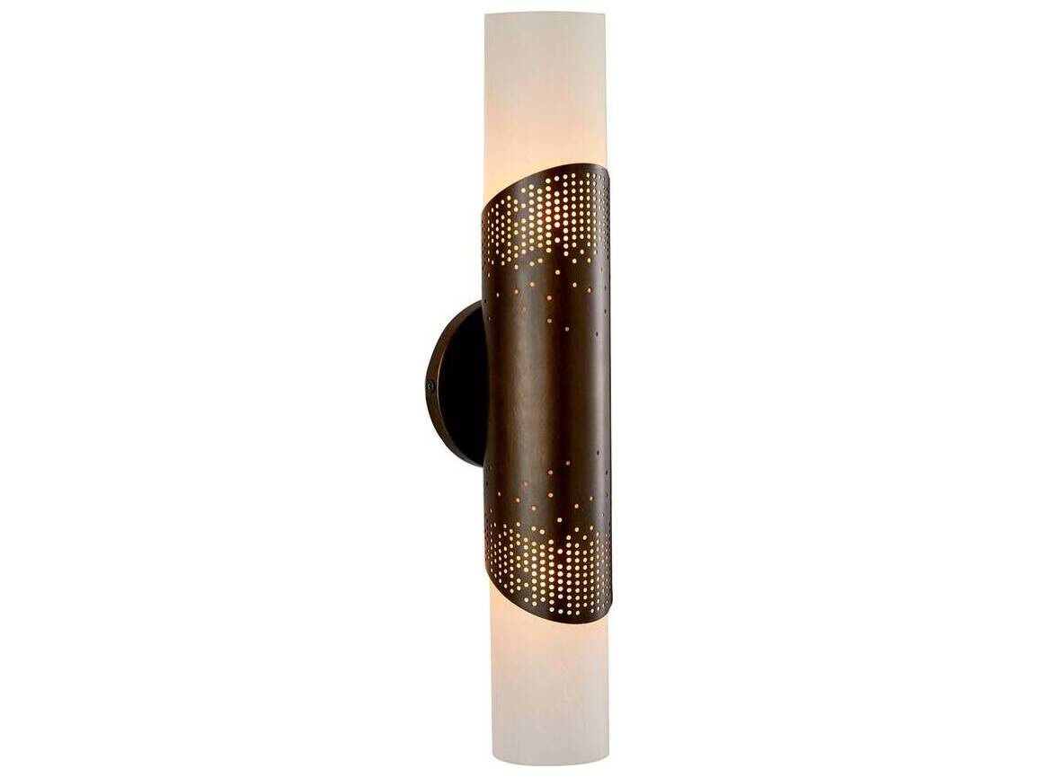 Arteriors Home Exelsior 2-Light Matte Swirl English Bronze Wall Sconce