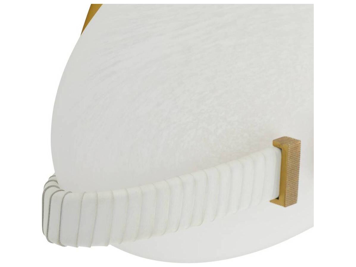 Arteriors Home Fresno 1-Light Swirl White Wall Sconce