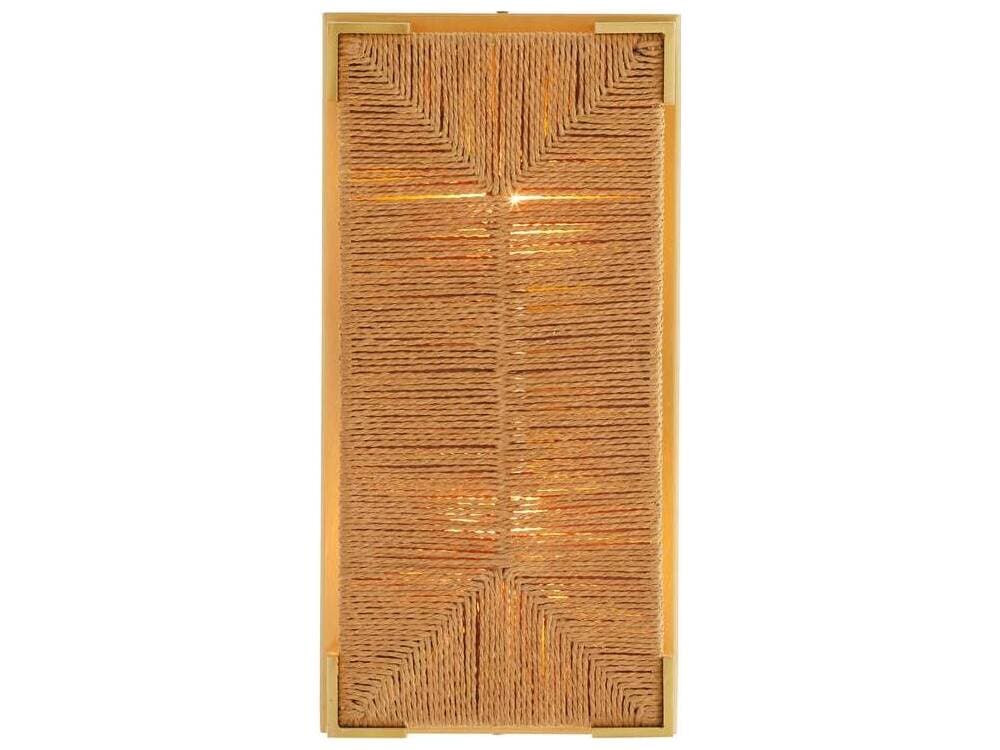 Arteriors Home Finnegan 1-Light Natural Antique Brass Wall Sconce