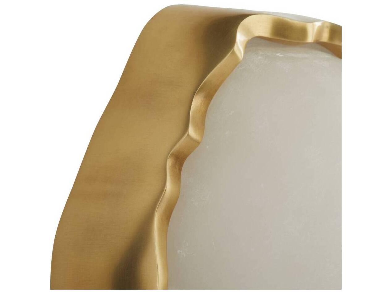 Arteriors Home Grace 1-Light White Antique Brass Wall Sconce