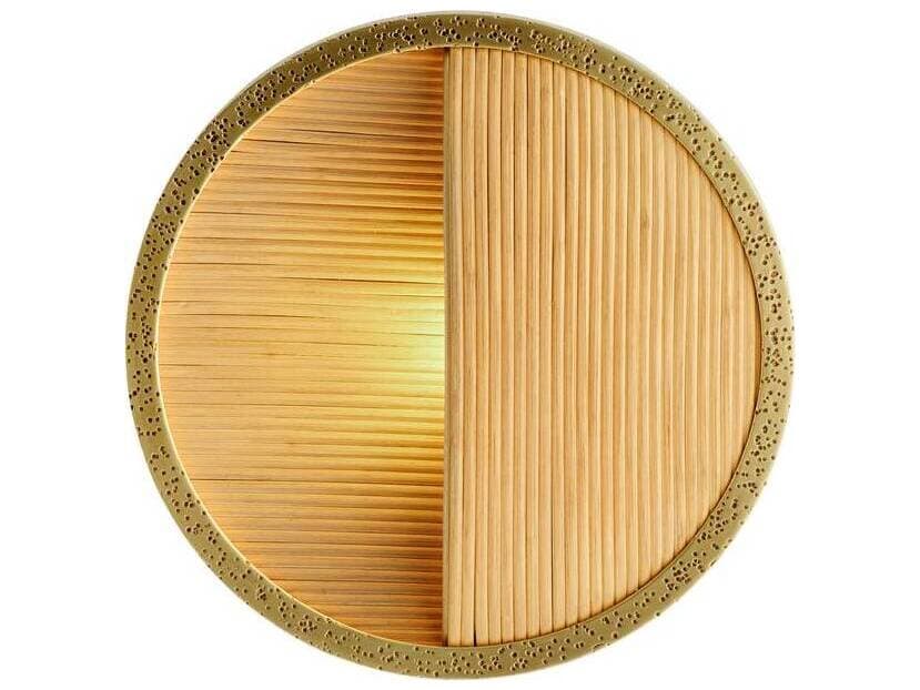 Arteriors Home Garland 1-Light Natural Antique Brass Wall Sconce