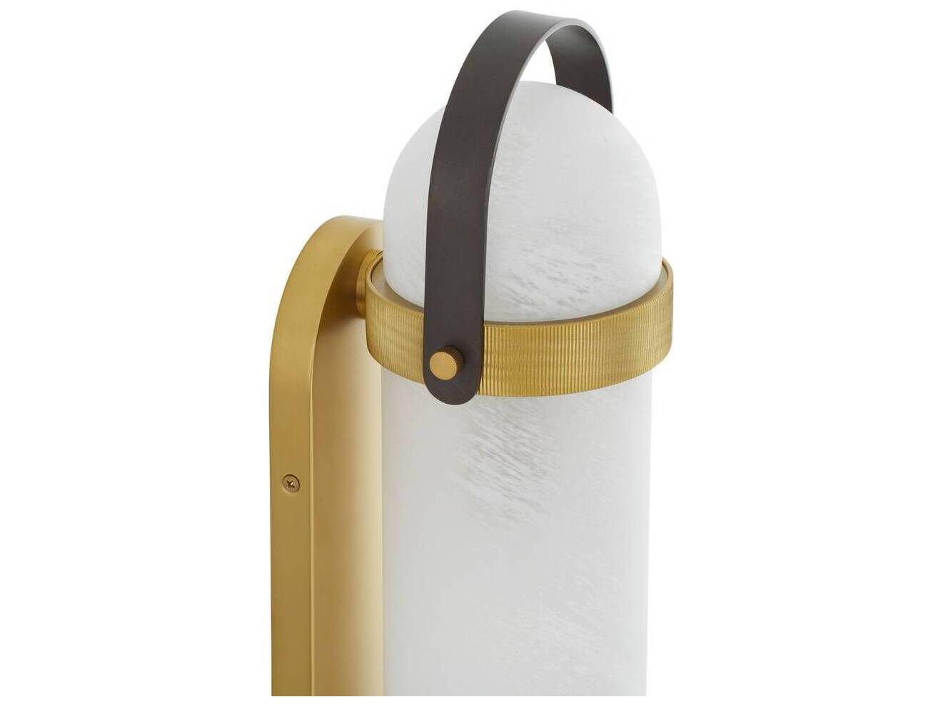 Arteriors Home Flemming 1-Light Swirl Antique Brass Wall Sconce