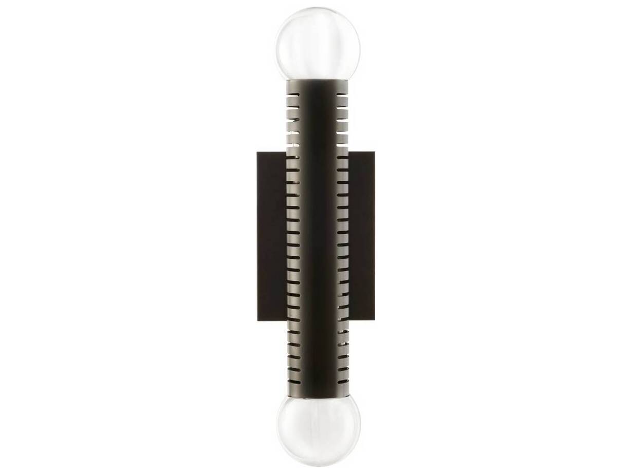 Arteriors Home Flume 2-Light Smoke English Bronze Wall Sconce