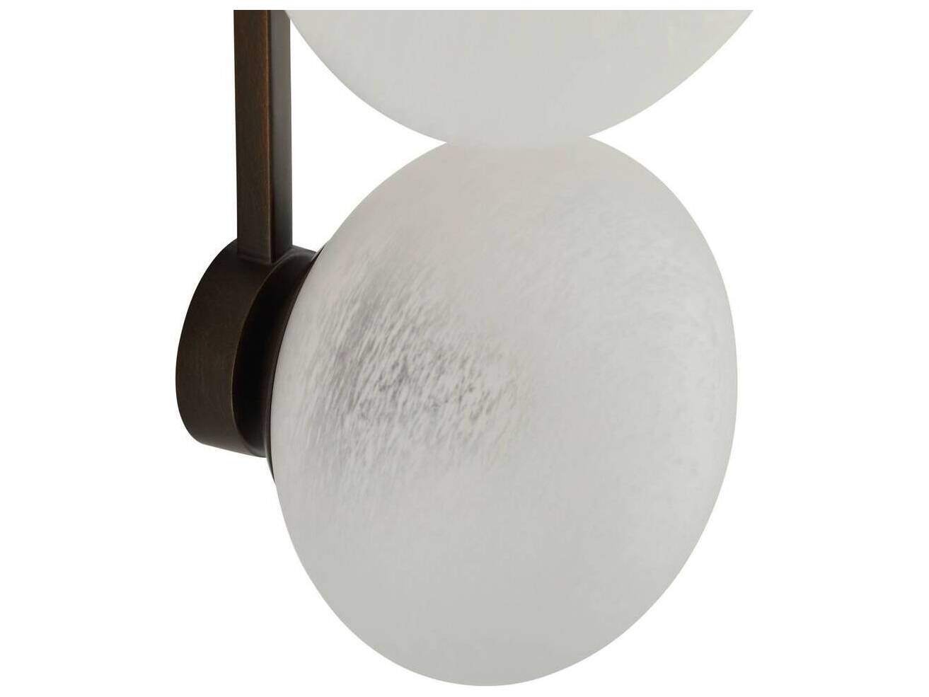 Arteriors Home Greensboro 2-Light Swirl English Bronze Wall Sconce