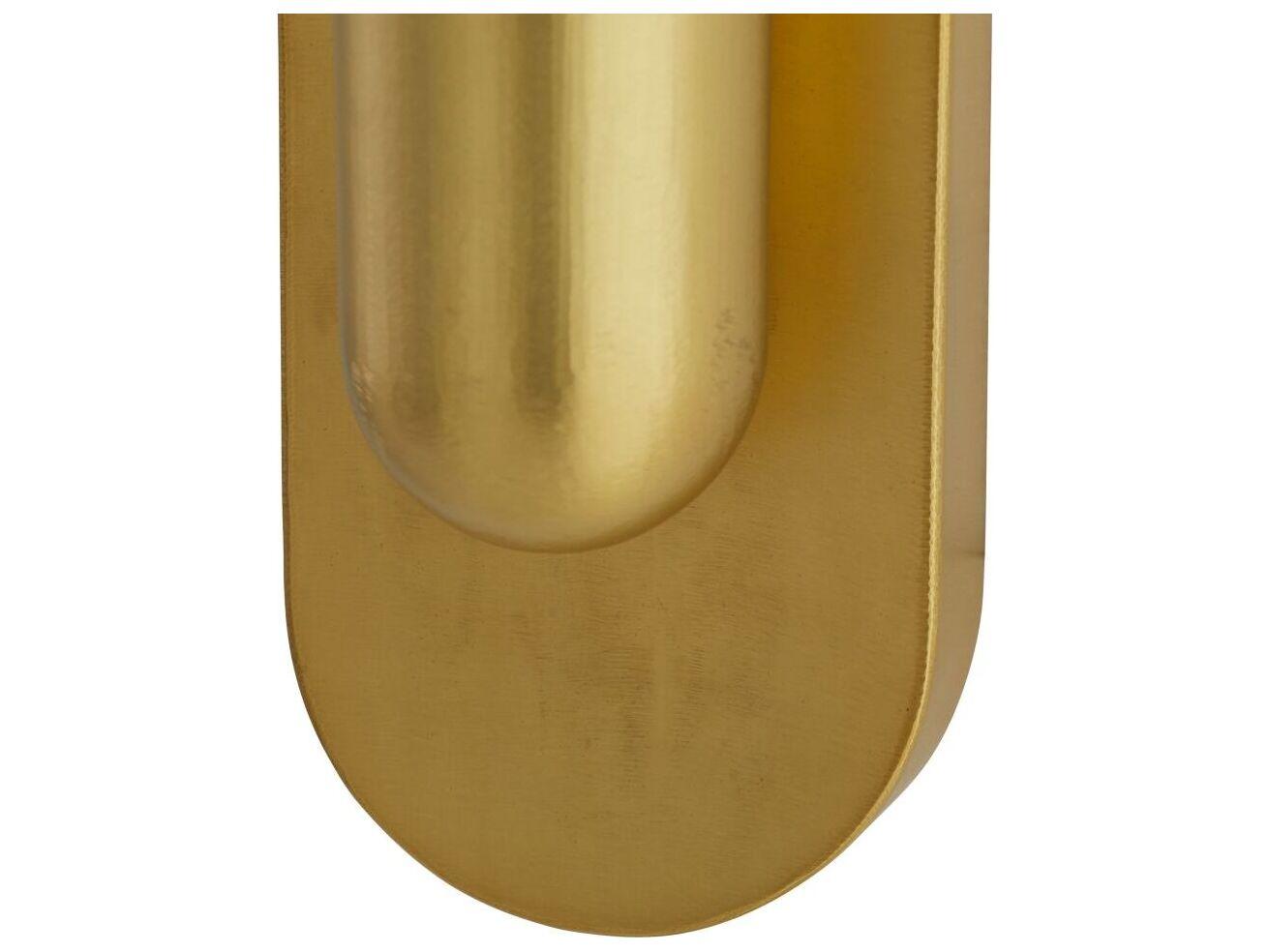 Arteriors Home Haynes 1-Light White Antique Brass Wall Sconce