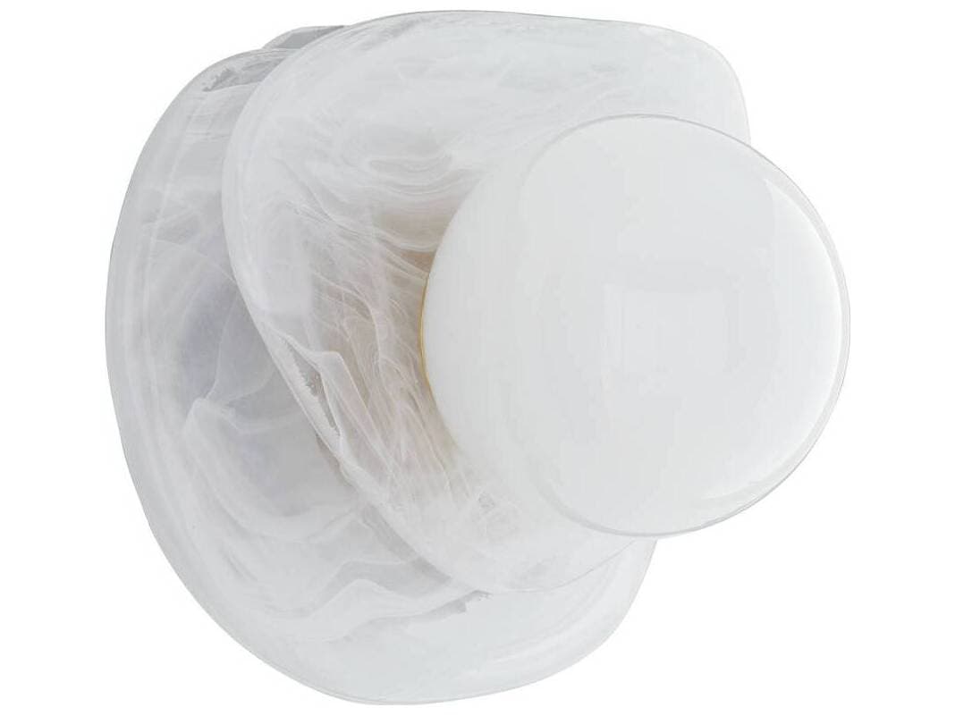 Arteriors Home Freeney 1-Light Opal Swirl White Wall Sconce
