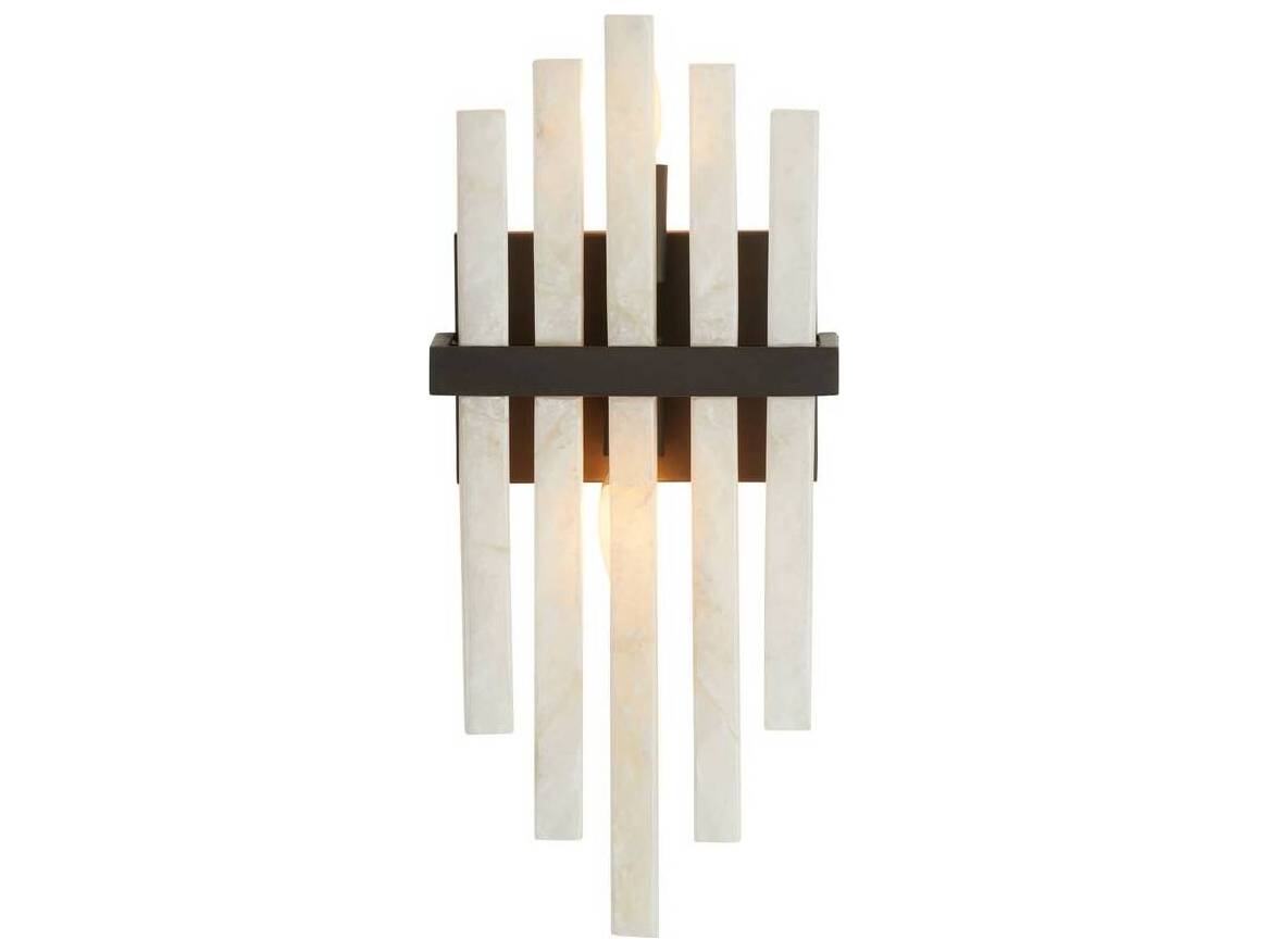 Arteriors Home Fairfax 1-Light White English Bronze Wall Sconce