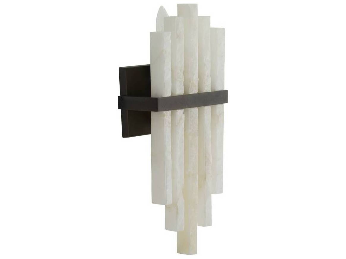 Arteriors Home Fairfax 1-Light White English Bronze Wall Sconce