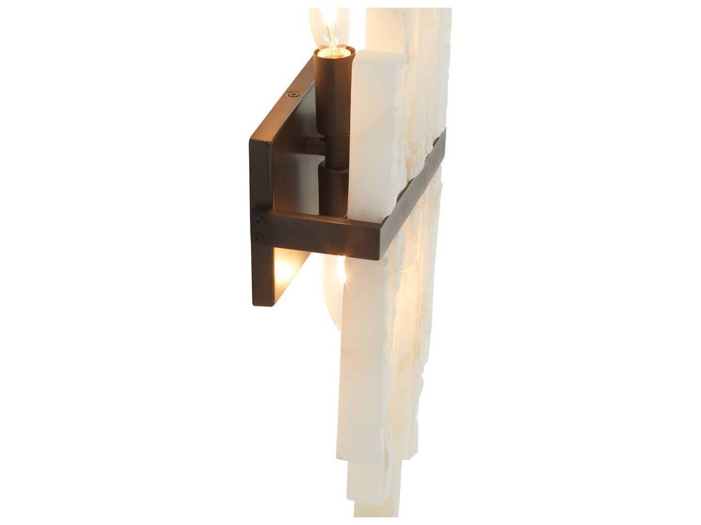 Arteriors Home Fairfax 1-Light White English Bronze Wall Sconce