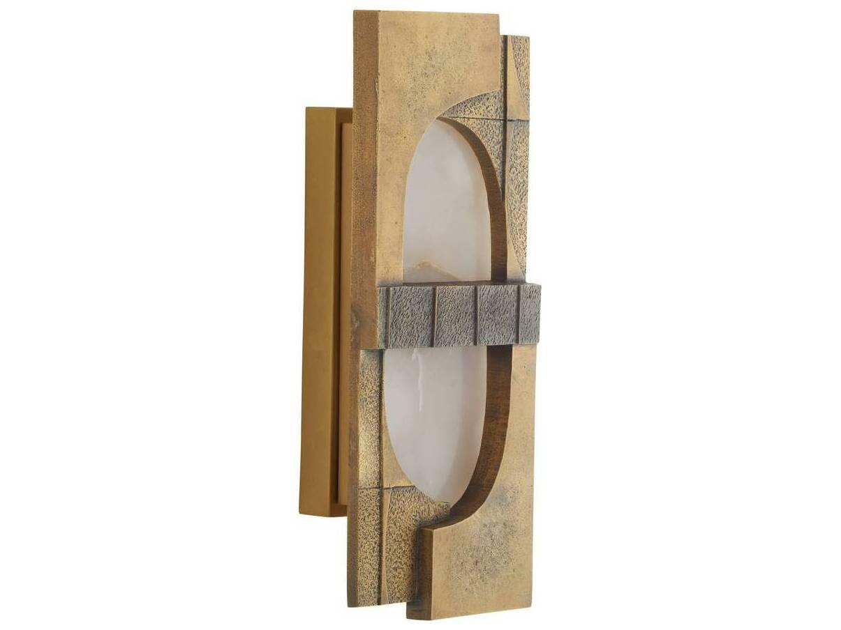 Arteriors Home Graham 1-Light Antique Brass English Bronze Wall Sconce