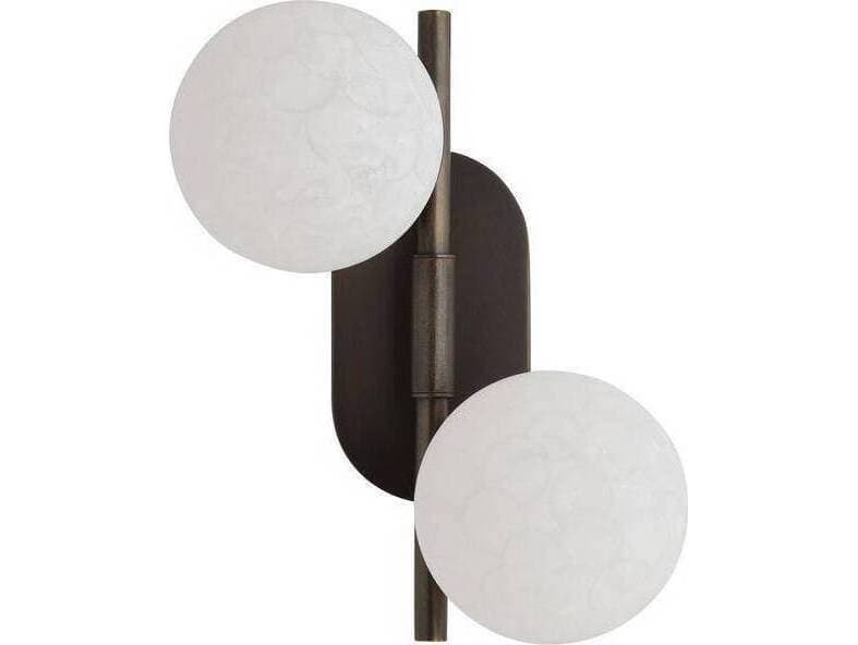 Arteriors Home Julie Arteriors Home 2-Light English Bronze Black Wall Sconce