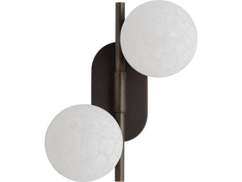 Arteriors Home Julie Arteriors Home 2-Light English Bronze Black Wall Sconce
