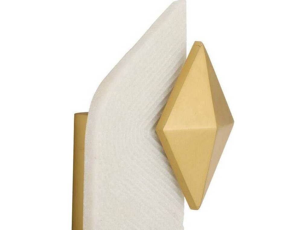 Arteriors Home Jenner Arteriors Home 2-Light Ivory Antique Brass White Gold Wall Sconce
