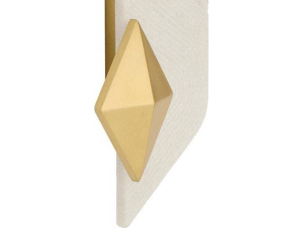 Arteriors Home Jenner Arteriors Home 2-Light Ivory Antique Brass White Gold Wall Sconce