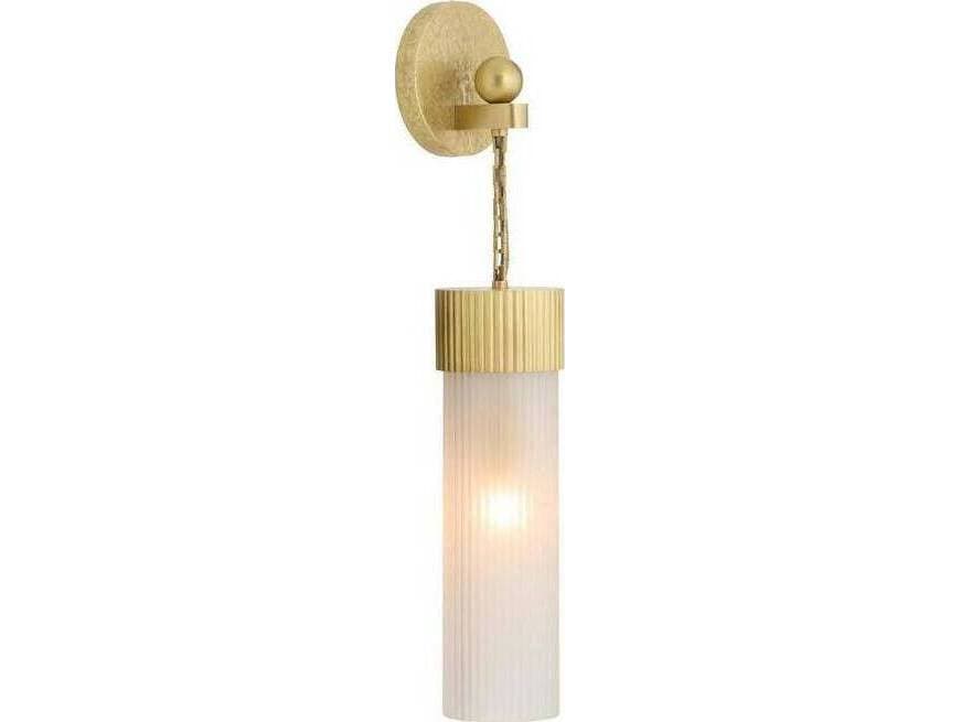 Arteriors Home Jayce 1-Light Antique Brass Gold Wall Sconce