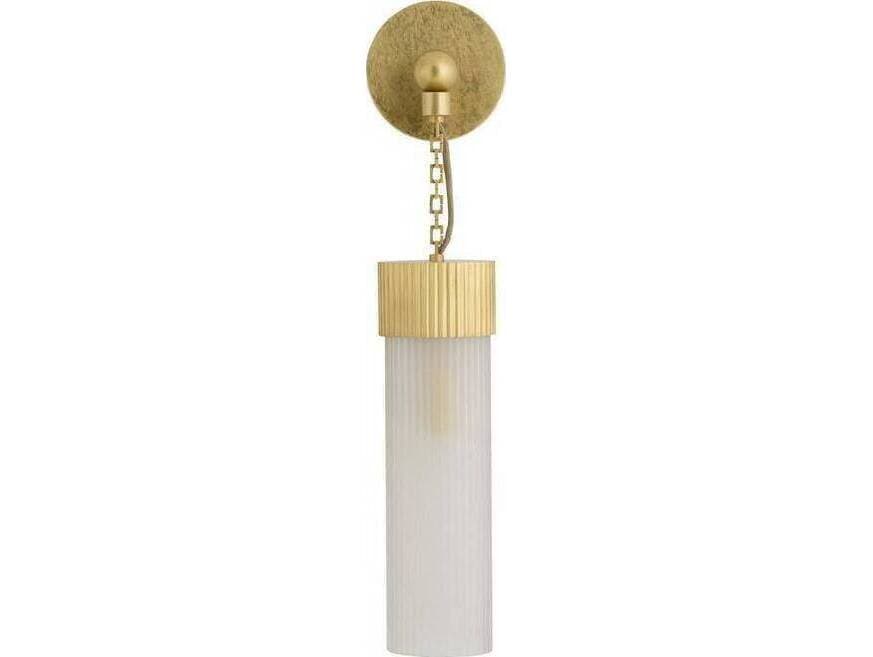 Arteriors Home Jayce 1-Light Antique Brass Gold Wall Sconce