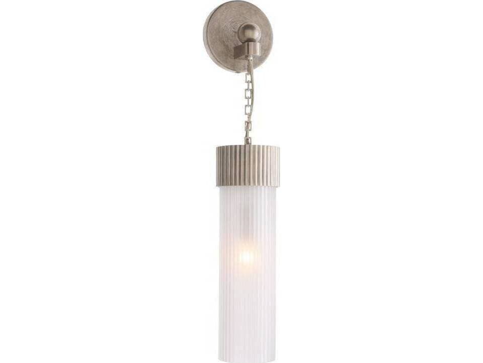Arteriors Home Jayce 1-Light Vintage Silver Steel Wall Sconce