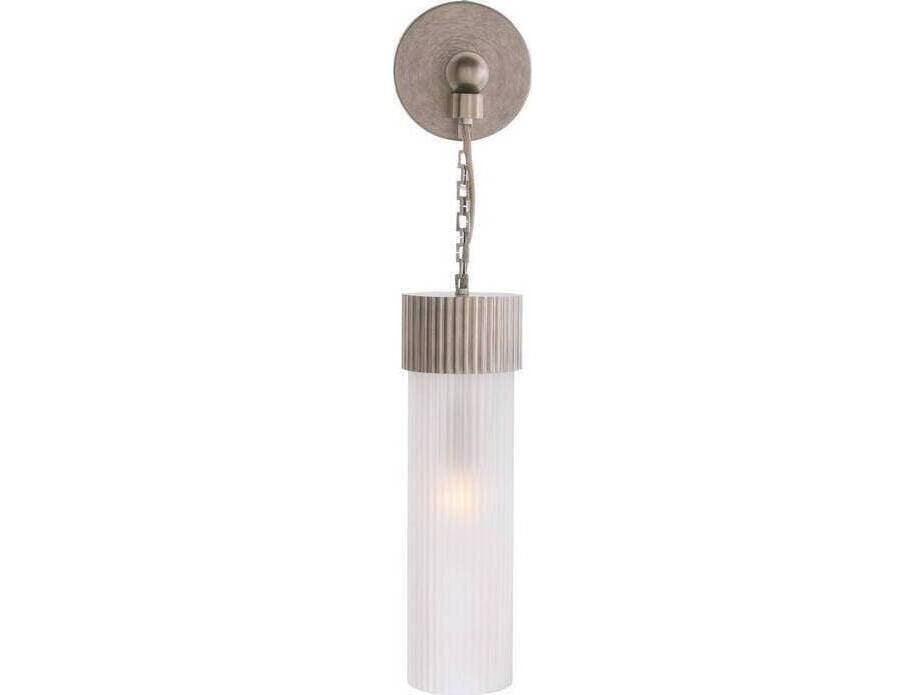 Arteriors Home Jayce 1-Light Vintage Silver Steel Wall Sconce