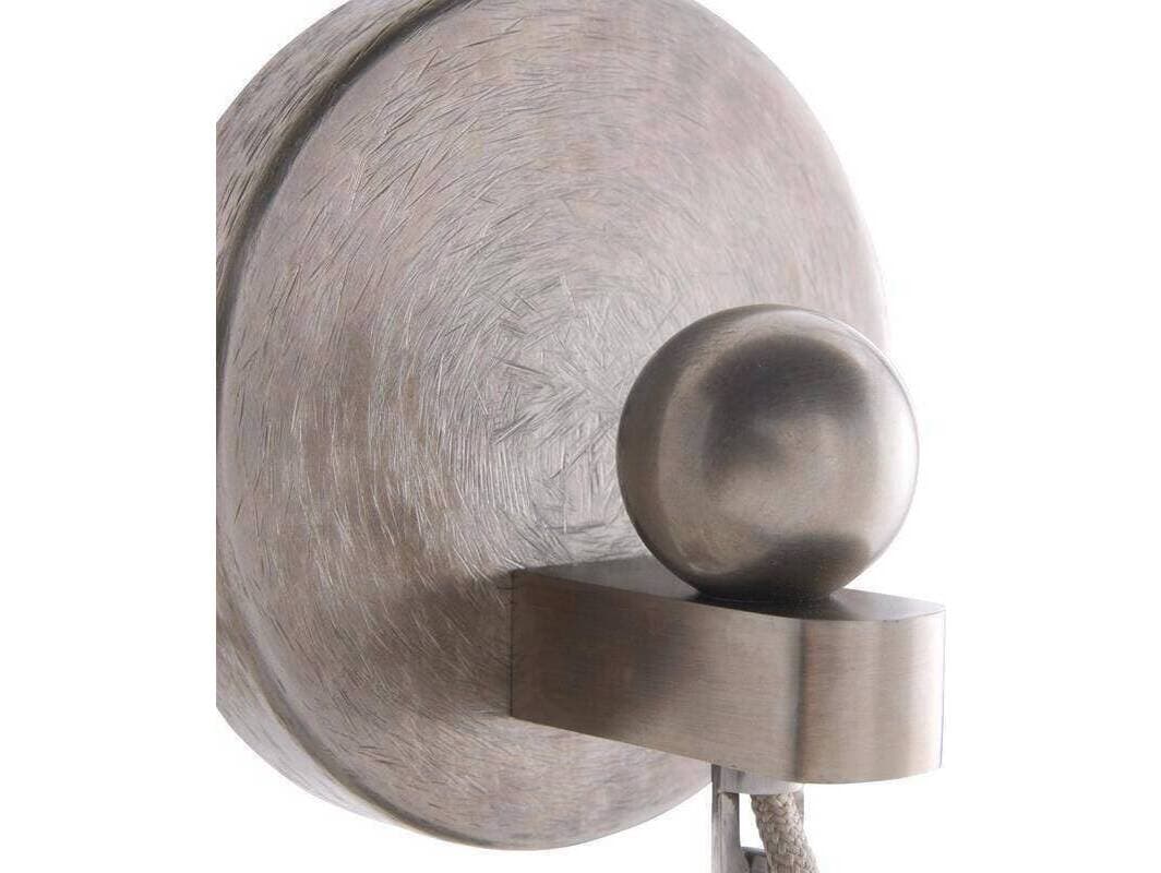 Arteriors Home Jayce 1-Light Vintage Silver Steel Wall Sconce