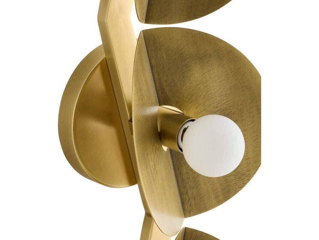 Arteriors Home Itzia Arteriors Home 4-Light Antique Brass Gold Wall Sconce