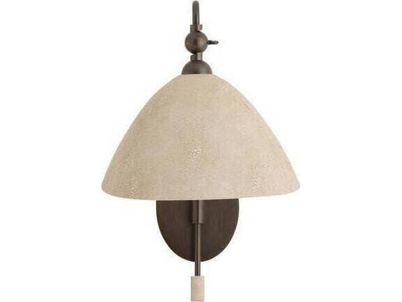 Arteriors Home Inlet 1-Light Ivory English Bronze White Black Swing Wall Sconce